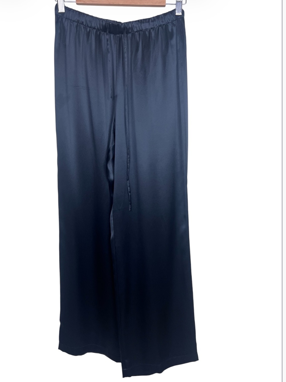 Reformation Olina Wide Leg Silk Pants Black Dressy Size Small Women’s - Picture 5 of 11